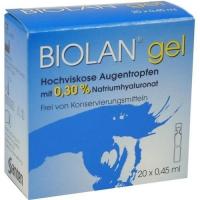 BIOLAN Gel Augentropfen 20X0.45 ml über kaufen und sparen