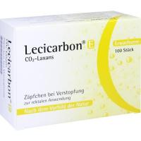 LECICARBON E CO2 Laxans Erwachsenensuppositorien 100 St