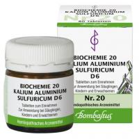 BIOCHEMIE 20 Kalium aluminium sulfuricum D 6 Tabl. 80 St