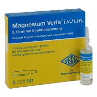 MAGNESIUM VERLA i.v./i.m. Injektionslösung 5X10 ml