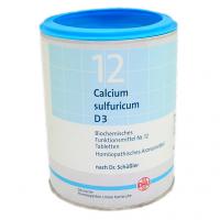 BIOCHEMIE DHU 12 Calcium sulfuricum D 3 Tabletten 1000 St