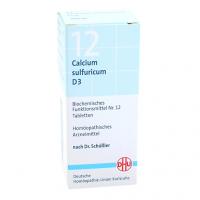 BIOCHEMIE DHU 12 Calcium sulfuricum D 3 Tabletten 80 St