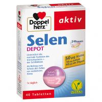 DOPPELHERZ Selen 2-Phasen Depot Tabletten 40 St