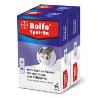 BOLFO Spot-On Fipronil 134 mg Lsg.f.mittelgr.Hunde 2X3 St