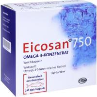 EICOSAN 750 Omega-3 Konzentrat Weichkapseln 240 St kaufen und sparen