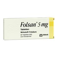 Folsan 5mg Tabletten 50 Stück