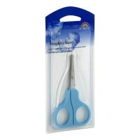 BABYSCHERE 9 cm gebogen blau 1 Stück