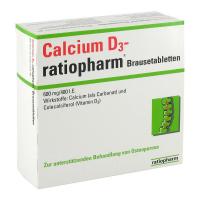 Calcium D3-ratiopharm 600mg/400I.E. Brausetabletten 20 Stück