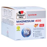 DOPPELHERZ Magnesium 400 Citrat system Granulat 40 Stück