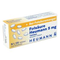 Folsäure Heumann 5mg Tabletten 20 Stück