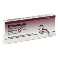 Bromhexin Krewel Meuselbach 12mg Tabletten 20 Stück