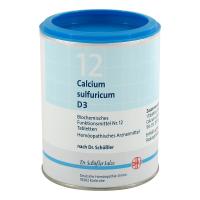 BIOCHEMIE DHU 12 Calcium sulfuricum D 3 Tabletten 1000 Stück