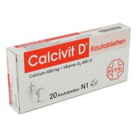 Calcivit D 600mg/400I.E. Kautabletten 20 Stück kaufen und sparen