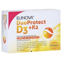 EUNOVA DuoProtect D3+K2 2000 I.E./80 µg Kapseln 30 Stück