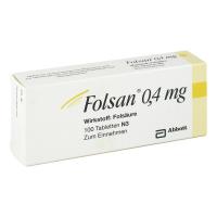 Folsan 0,4mg Tabletten 100 Stück über kaufen und sparen