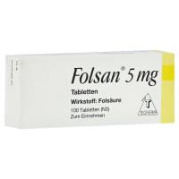 Folsan 5mg Tabletten 100 Stück über kaufen und sparen