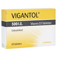 VIGANTOL 500 I.E. Vitamin D3 Tabletten 50 Stück