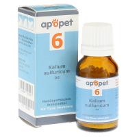 APOPET Schüßler-Salz Nr.6 Kalium sulf.D 6 vet. 12 Gramm
