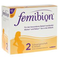 FEMIBION Schwangerschaft 2 D3+DHA+400 µg Fol.o.Jod 2x60 Stück
