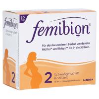 FEMIBION Schwangerschaft 2 D3+DHA+400 µg Folat 2x60 Stück