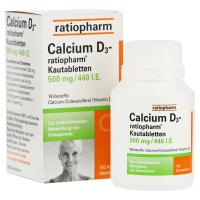 Calcium D3-ratiopharm 500mg/440I.E. Kautabletten 100 Stück