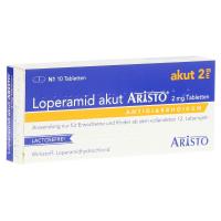 Loperamid akut Aristo 2mg Tabletten 10 Stück kaufen und sparen