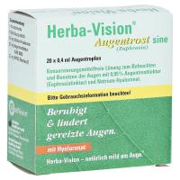 HERBA-VISION Augentrost sine Augentropfen 20x0.4 Milliliter