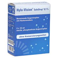 HYLO-VISION SafeDrop 0,1% Augentropfen 2x10 Milliliter