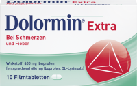 DOLORMIN extra Filmtabletten 10 St über kaufen und sparen