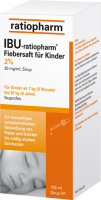 IBU-RATIOPHARM Fiebersaft für Kinder 20 mg/ml 100 ml