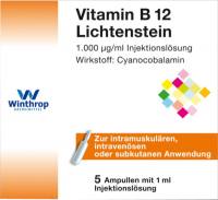 VITAMIN B12 1.000 µg Lichtenstein Ampullen 5X1 ml