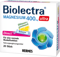 BIOLECTRA Magnesium 400 mg ultra Direct Zitrone 20 St