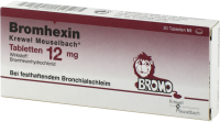 BROMHEXIN Krewel Meuselb.Tabletten 12mg 20 St kaufen und sparen