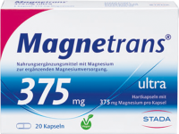 MAGNETRANS 375 mg ultra Kapseln 20 St