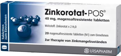 ZINKOROTAT POS magensaftresistente Tabletten 20 St kaufen und sparen