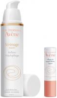 Avene Serenage Aufbau Nachtpflege 40 ml Creme + gratis 4 g Lippenpflegestift