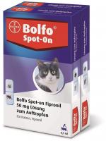 Bolfo Spot On für Katzen 2 x 3 Pipetten