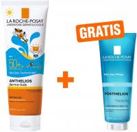 La Roche Posay Anthelios Dermo-Kids Wet Skin Gel LSF 50+ 250 ml Gel + gratis Posthelios 40 ml Mini