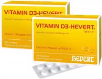 Sparset Vitamin D3 Hevert 2 x 200 Tabletten