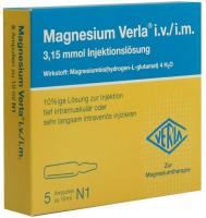 Magnesium Verla I.V. I.M. Injektionslösung 5 x 10 ml