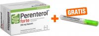 Perenterol forte 250 mg 20 Kapseln + Hand-Desinfektionsspray gratis