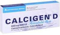 Calcigen D 600 mg und 400 I.E. 20 Kautabletten kaufen und sparen