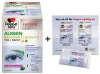 Doppelherz Augen Sehkraft + Schutz System 120 Kapseln + gratis Brillenputztuch Microfaser
