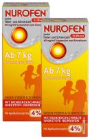 Nurofen Junior Fieber- und Schmerzsaft Erdbeer 40mg pro ml 2 x 100 ml