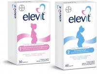 Sparset Elevit 1 30 Tabletten + Elevit 2 60 Kapseln Schwangerschaft  Stillzeit