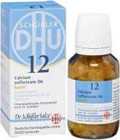 Biochemie DHU 12 Calcium Sulfuricum D6 Karto 200 Tabletten