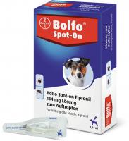 Bolfo Spot On für mittelgroße Hunde bis 20kg 3 Pipetten