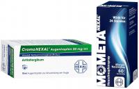 Sparset Allergie Cromohexal 10 ml Augentropfen + Mometahexal Heuschnupfenspray 50 µg 60 Sprühstöße 1