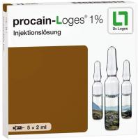 Procain Loges 1% Injektionslösung 5 x 2 ml Ampullen