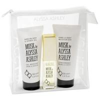 Alyssa Ashley Musk Travelset - Geschenksets Eau de Toilette Spray 25 ml + Duschgel 100 ml + Bodylotion  100 ml